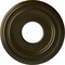 Ekena Millwork Classic Ceiling Medallion (Fits Canopies up to 7 1/4"), 12 3/8"OD x 4"ID x 1 1/8"P, Green Gold CM12CLGGS - alternate 1